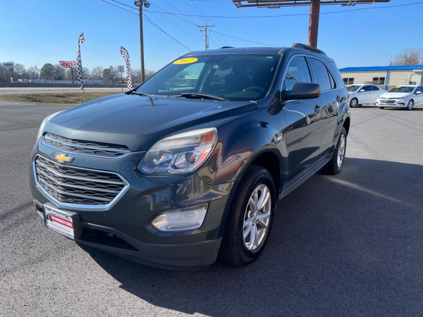 2017 Blue Chevrolet Equinox (2GNALCEK8H6) with an V6, 3.6 Liter engine, Auto, 6-Spd w/OD transmission, located at 8008 Warden Rd, Sherwood, AR, 72120, (501) 801-6100, 34.830078, -92.186684 - Photo#3